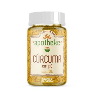 CÚRCUMA EM PÓ APOTHEKE SIDNEY OLIVEIRA 50G