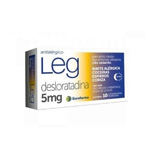 DESLORATADINA - LEG 5MG 10 COMPRIMIDOS 