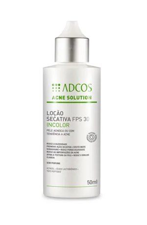 Loção Secativa Adcos Acne Solutions Fps30 50Ml