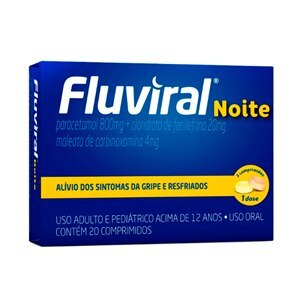 Fluviral Noite 20 Comprimidos 
