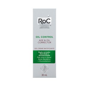 Roc Oil Control Age & Oil Corrector Gel Creme Matificante 30 Ml