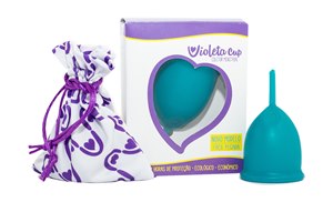 Coletor Menstrual Violeta Cup Tipo A Verde
