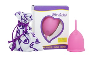 Coletor Menstrual Violeta Cup Tipo A Rosa