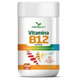 VITAMINA B12 500MG NATURALGREEN 60 CÁPSULAS