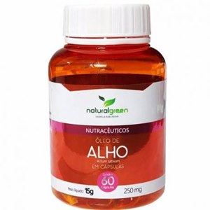 Óleo De Alho 250Mg Naturalgreen 60 Cápsulas