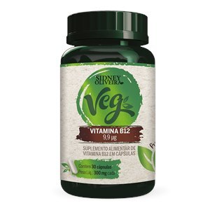 Vitamina B12 Vegano Sidney Oliveira 30 Cápsulas