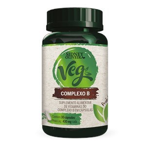 Complexo B Vegan 30 Cápsulas Sidney Oliveira