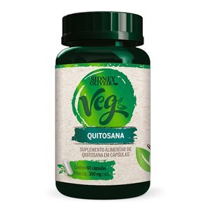 Quitosana Vegan  60 Cápsulas Sidney Oliveira