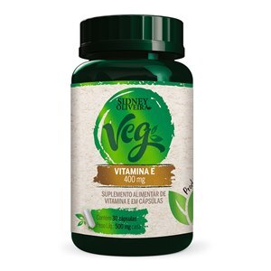 Vitamina E 400Mg Vegan 30 Cápsulas Sidney Oliveira