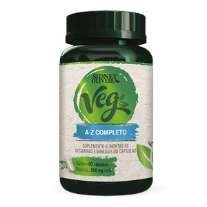 A-Z Completo Vegan 60 Cápsulas Sidney Oliveira