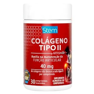 Colágeno Tipo Il -  Artronite Stem 40Mg 30 Comprimidos - Validade Setembro/2025
