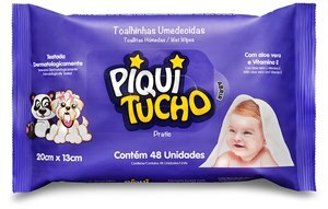 Toalhas Umedecidas Piquitucho Pratic 48 Unidades