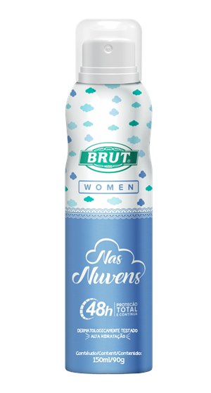 Desodorante Aerossol  Brut Nas Nuvens Feminino 150Ml 