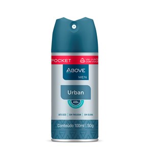Desodorante Aerossol Above Pocket Urban Masculino 100Ml