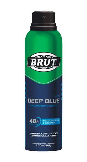 Desodorante Aerossol Brut Deep Blue Masculino 150Ml 