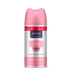 Desodorante Aerosol Above Pocket Candy Feminino 100Ml