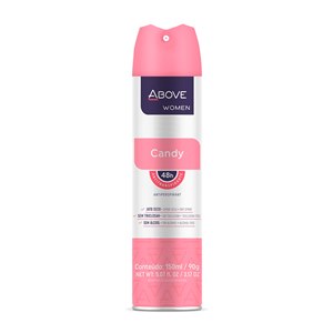 Desodorante Antitranspirante Aerossol Above Women Candy 48H 150Ml
