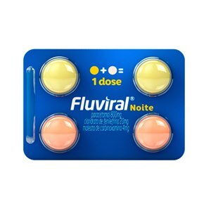 Fluviral Noite 4 Comprimidos 