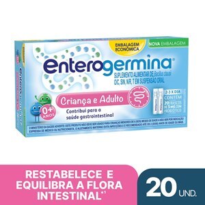 Probiótico - Enterogermina 2Bcfu/5Ml 20 Frascos
