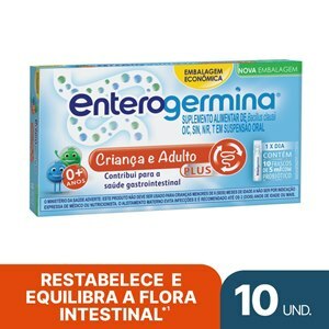 Probiótico - Enterogermina 4Bcfu/5Ml 10 Frascos