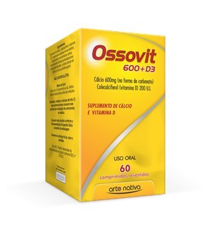 OSSOVIT 600MG + D3 200UI 60 COMPRIMIDOS