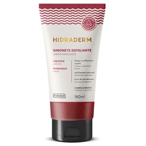 Sabonete Líquido Esfoliante Hidraderm Morango 180Ml