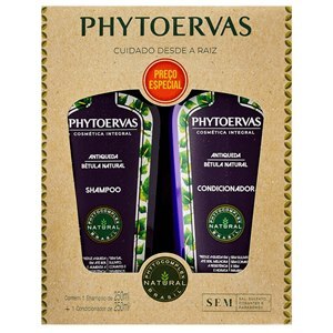 Shampoo 250ml + Condicionador 250ml Phytoervas Antiqueda