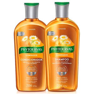 Kit Phytoervas Iluminador Camomila Shampoo + Condicionador 250Ml