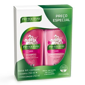 Kit Phytoervas Lisos Shampoo + Condicionador 250Ml
