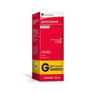 Paracetamol Gotas 15Ml - União Química - Genérico
