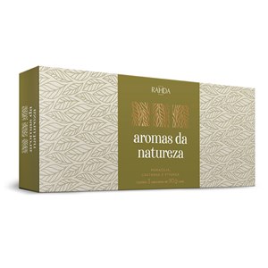 Sabonete Rahda Aromas Da Natureza - Kit 3 Sabonetes Maracujá, Castanha E Pitanga 90G Cada