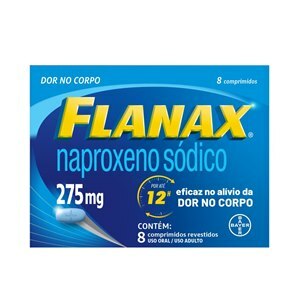 Analgésico Flanax 275Mg 8 Comprimidos 