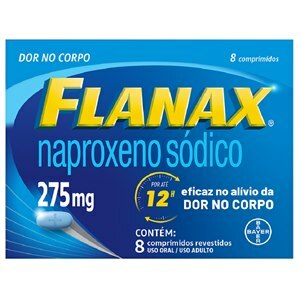 Flanax Analgésico 275mg 8 Comprimidos