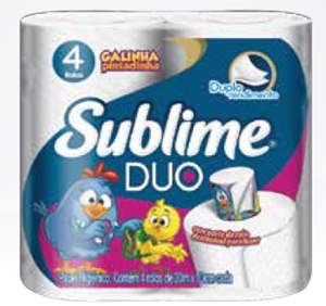 Papel Higiênico Sublime Duo 4 Rolos