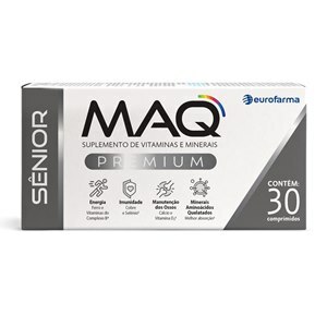 MAQ SÊNIOR PREMIUM EUROFARMA 30 COMPRIMIDOS