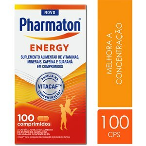 Multivitamínico Pharmaton Energy 100 Comprimidos 