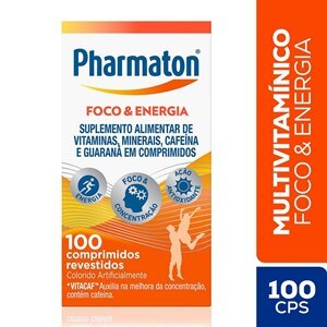 MULTIVITAMÍNICO PHARMATON ENERGY 100 COMPRIMIDOS 