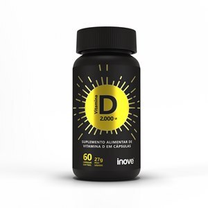 VITAMINA D 2000UI INOVE NUTRITION 60 CÁPSULAS 