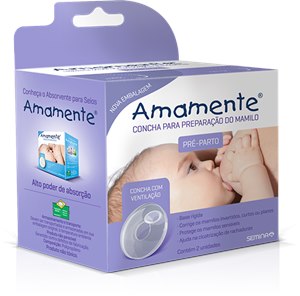 Concha Amamente Preparação Do Mamilo Rígida 2 Unidades