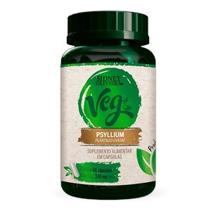Psyllium Vegan  60 Cápsulas Sidney Oliveira