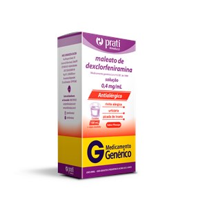 Dexclorfeniramina Xarope 100Ml - Prati Donaduzzi - Genérico (Polaramine)