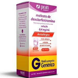 DEXCLORFENIRAMINA XAROPE 100ML - PRATI DONADUZZI - GENÉRICO