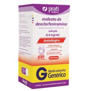 DEXCLORFENIRAMINA XAROPE 100ML - PRATI DONADUZZI - GENÉRICO