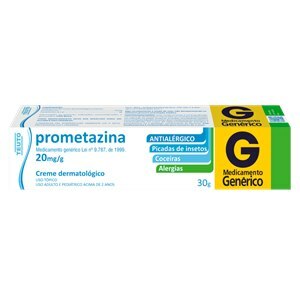 PROMETAZINA CREME 20MG/G 30G - TEUTO - GENÉRICO