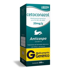 Cetoconazol Shampoo 100Ml - Teuto - Genérico (Nizoral)