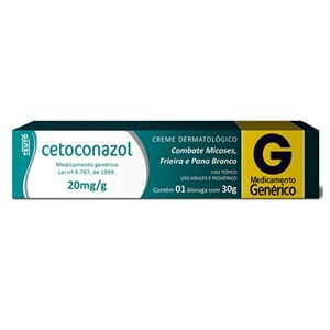 Cetoconazol Creme 30G - Teuto - Genérico