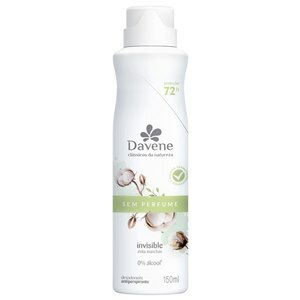 DESODORANTE AEROSOL DAVENE CLÁSSICOS DA  NATUREZA SEM PERFUME 150ML