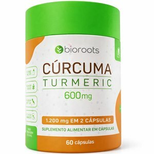 Cúrcuma Turmeric 600Mg Bioroots 60 Cápsulas