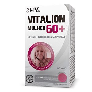Vitalion Mulher 60+ Sidney Oliveira 60 Comprimidos