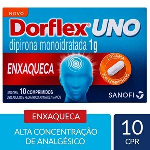 ANALGÉSICO - DORFLEX UNO ENXAQUECA 1G 10 COMPRIMIDOS